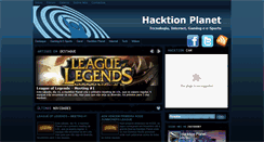 Desktop Screenshot of hacktionplanet.pt